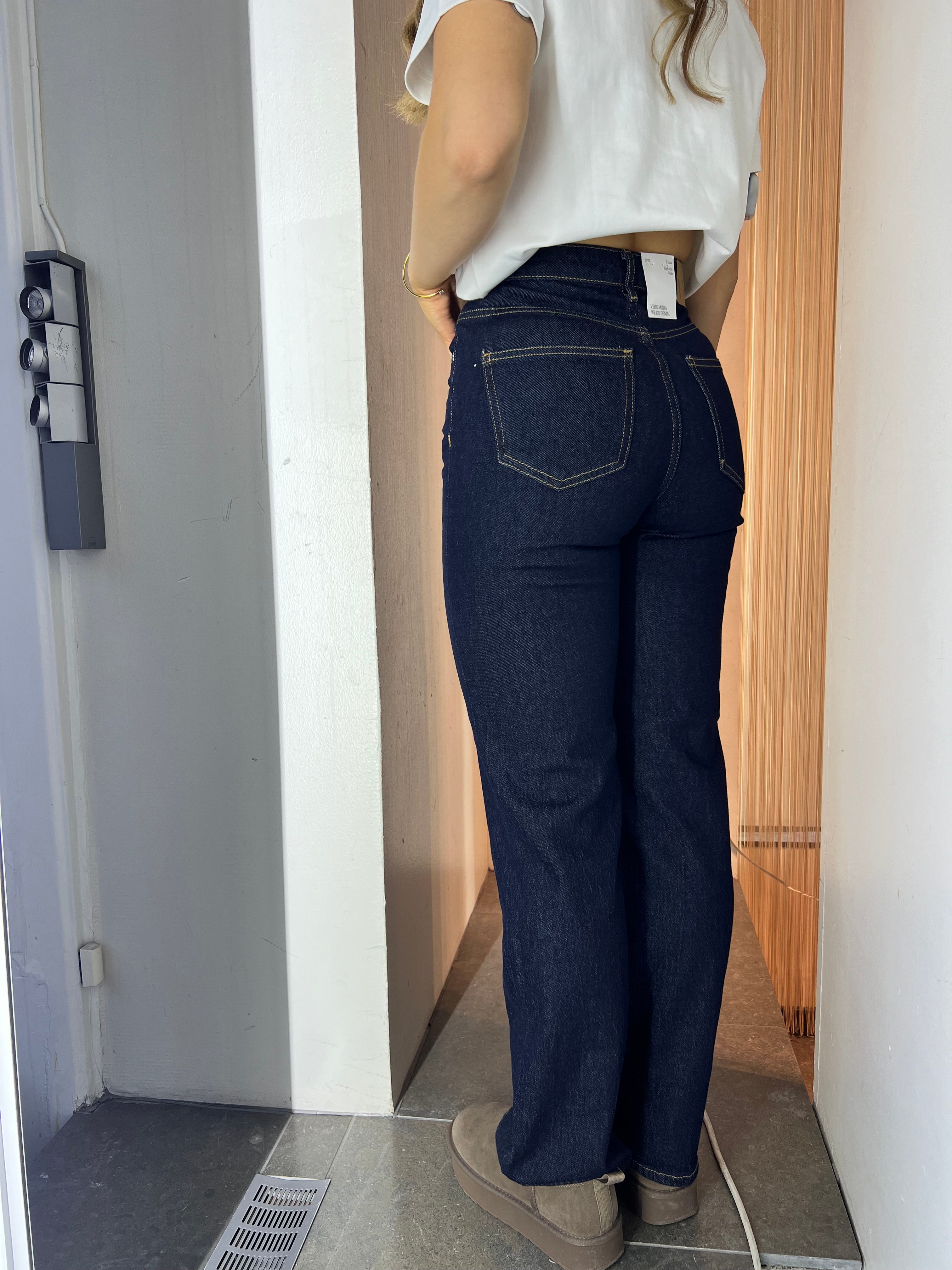 VMTESSA Jeans - Dark Blue Denim